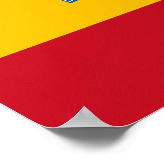 vlag van Spanje Poster (Hoek)