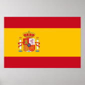 vlag van Spanje Poster (Voorkant)