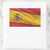 Vlag van Spanje Rechthoekige Sticker (Tas)