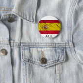 Vlag van Spanje Ronde Button 5,7 Cm (In situ)