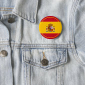 vlag van Spanje Ronde Button 5,7 Cm (In situ)