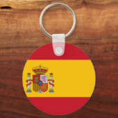 Vlag van Spanje Sleutelhanger (Voorkant)