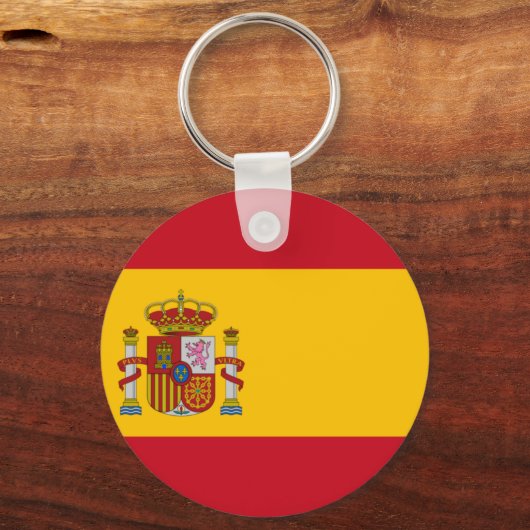 Vlag van Spanje Sleutelhanger (Voorkant)