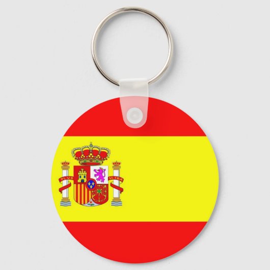 vlag van Spanje Sleutelhanger (Voorkant)
