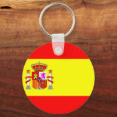 vlag van Spanje Sleutelhanger (Voorkant)