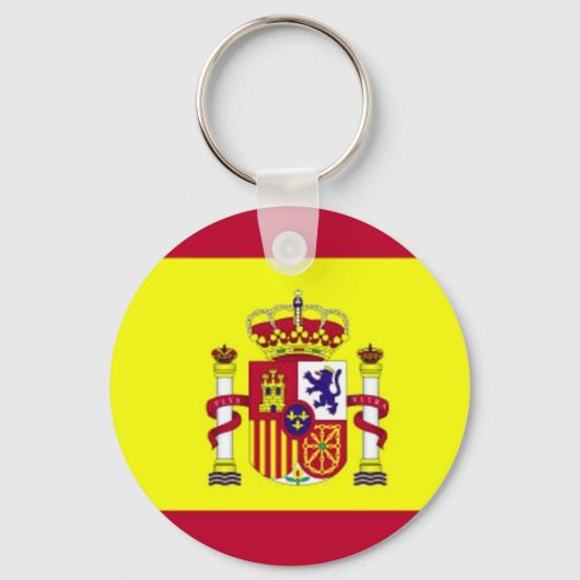 Vlag van Spanje Sleutelhanger (Voorkant)
