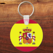 Vlag van Spanje Sleutelhanger (Voorkant)