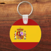 vlag van Spanje Sleutelhanger (Voorkant)
