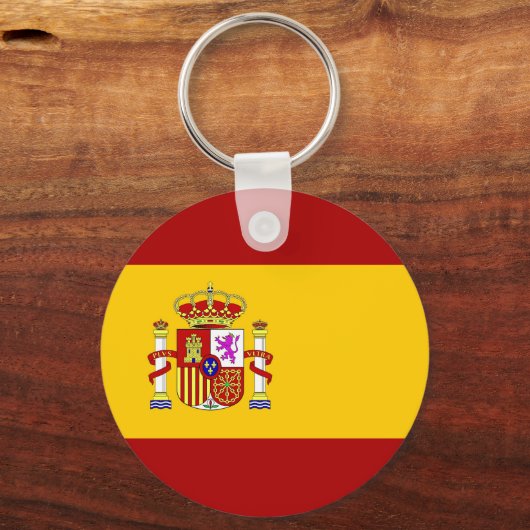 vlag van Spanje Sleutelhanger (Voorkant)