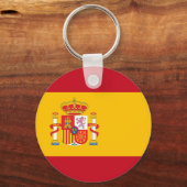 vlag van Spanje Sleutelhanger (Voorkant)