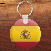 Vlag van Spanje Sleutelhanger (Voorkant)