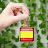 Vlag van Spanje Sleutelhanger (Hand)