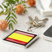 Vlag van Spanje Sleutelhanger (Zijkant)