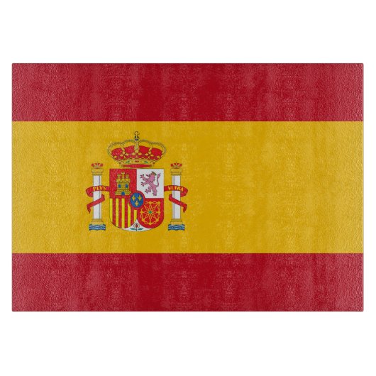 vlag van Spanje Snijplank (Voorkant)