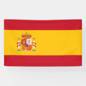 vlag van Spanje Spandoek (Horizontaal)