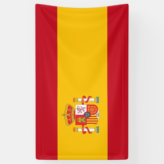 vlag van Spanje Spandoek (Verticaal)