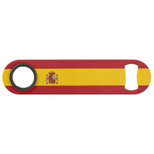 Vlag van Spanje Speed Flessenopener (Voorkant (Horizontaal))