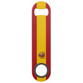 Vlag van Spanje Speed Flessenopener (Achterkant)