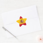 vlag van spanje ster sticker (Envelop)