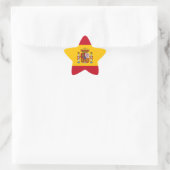 vlag van spanje ster sticker (Tas)