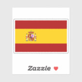 vlag van Spanje Sticker (Vel)