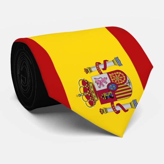 Vlag van Spanje Stropdas (Opgerold)