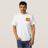 vlag van Spanje T-shirt (Voorkant volledig)
