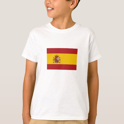Vlag van Spanje T-shirt (Voorkant)