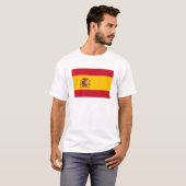 Vlag van Spanje T-shirt (Voorkant volledig)