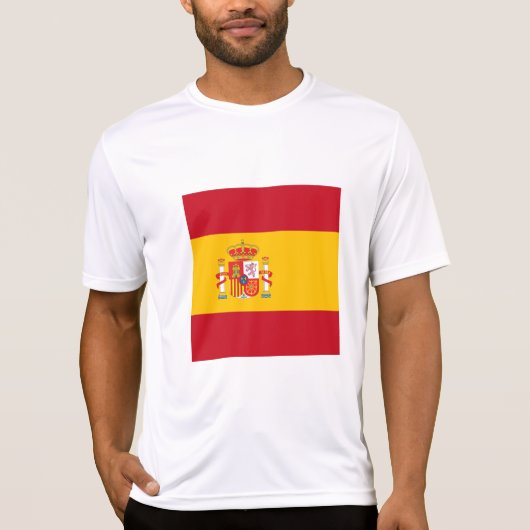 vlag van Spanje T-shirt (Voorkant)