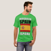 Vlag van Spanje T-shirt (Voorkant volledig)