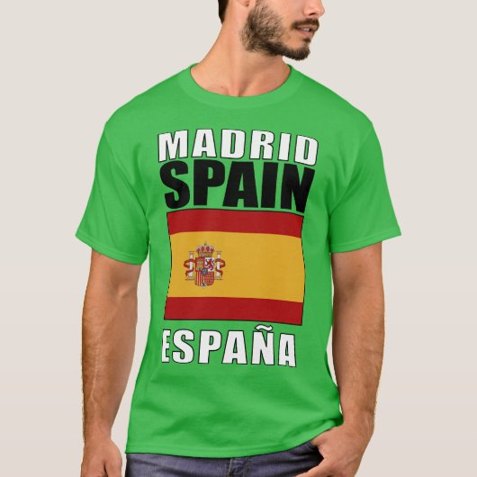 Vlag van Spanje T-shirt (Voorkant)