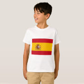 Vlag van Spanje T-shirt (Voorkant volledig)