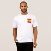 vlag van Spanje T-shirt (Voorkant volledig)