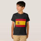 vlag van spanje t-shirt (Voorkant volledig)