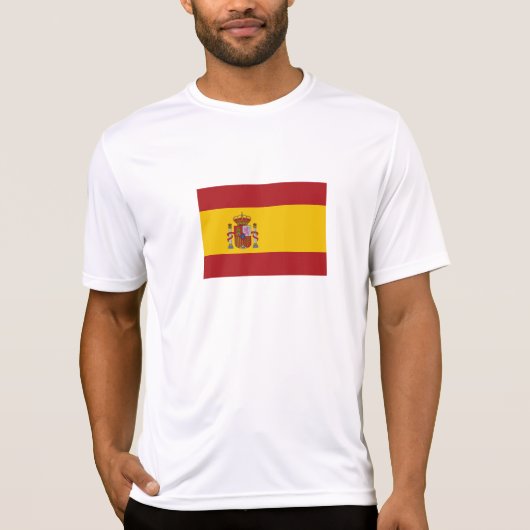 Vlag van Spanje T-shirt (Voorkant)