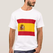 Vlag van Spanje T-shirt (Voorkant)