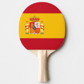 vlag van Spanje Tafeltennisbatje (Voorkant)