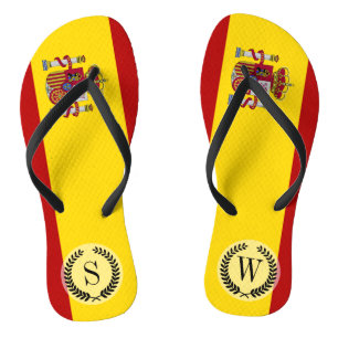 Vlag van Spanje Teenslippers