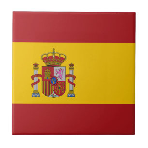 Vlag van Spanje Tegeltje