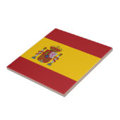 Vlag van Spanje Tegeltje (Zijkant)