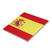 Vlag van Spanje Tegeltje (Zijkant)