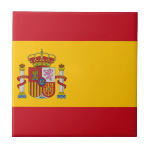 Vlag van Spanje Tegeltje