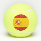 vlag van Spanje Tennisballen (Achterkant)