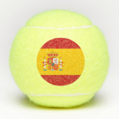 vlag van Spanje Tennisballen (Voorkant)