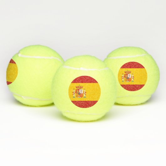 vlag van Spanje Tennisballen (Multi)