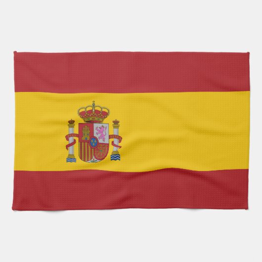 Vlag van Spanje Theedoek (Horizontaal)
