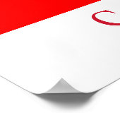 Vlag van Spanje Thunder_Cove Poster (Hoek)