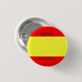 Vlag van Spanje Thunder_Cove Ronde Button 3,2 Cm (Voorkant /achterkant)
