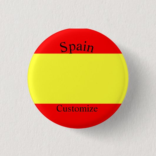 Vlag van Spanje Thunder_Cove Ronde Button 3,2 Cm (Voorkant)